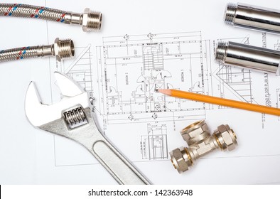 4,767 Plumbing plans Images, Stock Photos & Vectors | Shutterstock