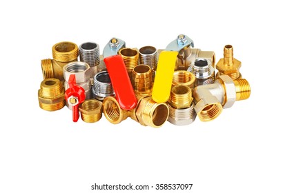 Plumbing Fitting Ball Valve Isolated On Stock Photo (Edit Now) 358537097