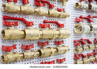 Plumbing fixtures and piping parts, brass connector water valve for pipe
