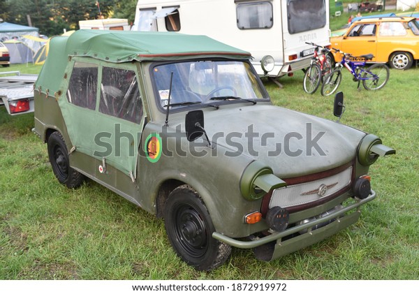 Plumlov, Czech republic, 5th July\
2020, unusual army car from east europe border protection\
