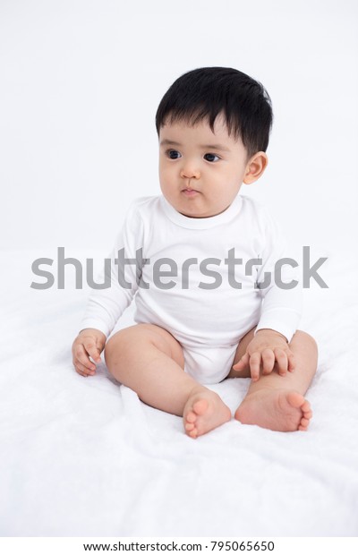 baby boy white jumpsuit