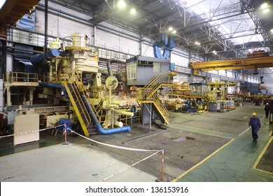 A Plurality Of Tubes In The Manufacturing Shop Floor Plant