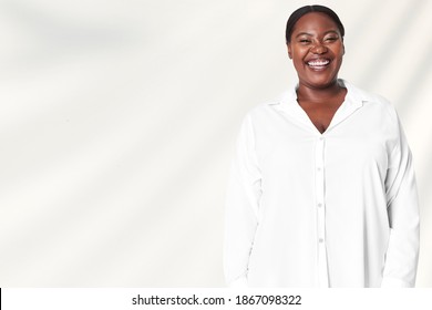 Plus Size Male Model White Shirt Apparel