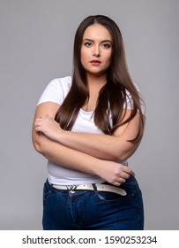 Plus Size Model Studio Stock Photo 1590253234 Shutterstock
