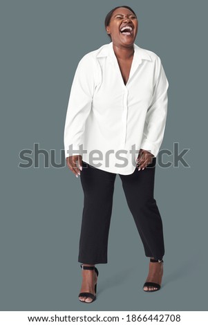 Plus size white shirt apparel women's fashion