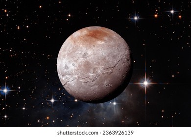 Pluto. Dwarf planet of the solar system. The elements of this image furnished by NASA.