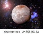 Pluto. Gorgeous planet of the solar system. The elements of this image furnished by NASA.

