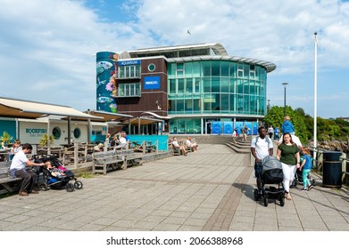 Plymouth, Devon, UK - August 3rd 2019: National Marine Aquarium, Plymouth, UK