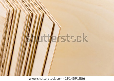 Plywood sheets for construction work and interior decoration
