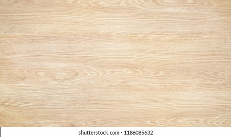 Plywood or wood texture background, top view of light wooden table. Tree wood surface with nature color and pattern. Ash or oak plywood for abstract backdrop. 