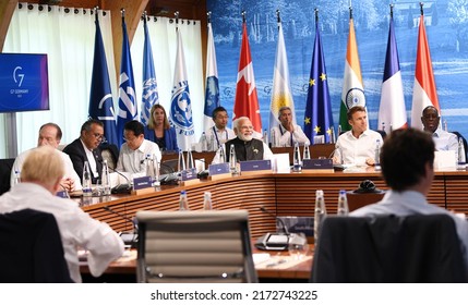 PM At The Plenary Session On Climate, Energy And Health -G7 Summit, In Germany On June 27, 2022.