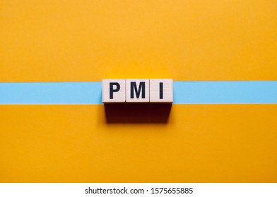 PMI - Private Mortgage Insurance,word Concept On Cubes