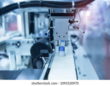 Pneumatic input to robot handle grip handle - Shutterstock ID 1095520970
