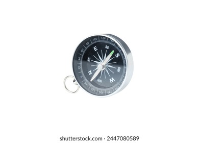 PNG compass isolated on white background.