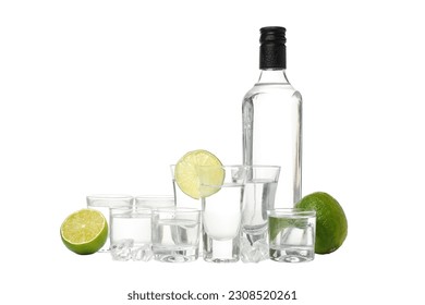 PNG, Concept of strong alcohol drink, vodka