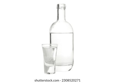 PNG, Concept of strong alcohol drink, vodka