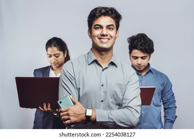 PNG of a Confident team leader with a great team behind me cropped portrait of a handsome mature businessman standing with his arms folded
 - Shutterstock ID 2254038127