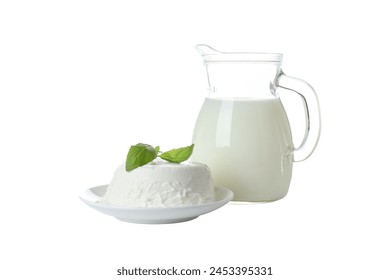 PNG, dairy products, isolated on white background.