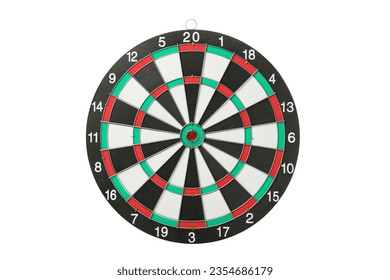 PNG, darts board isolated on white background