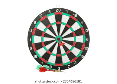 PNG, darts target and target in business concept isolated on white background