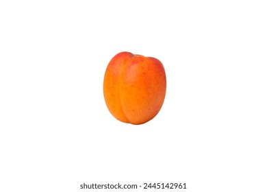 PNG, Fresh apricot, isolated on white background