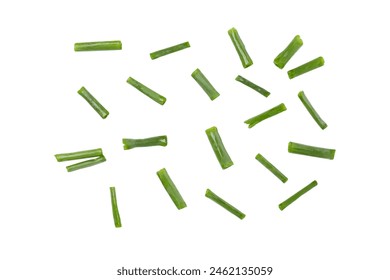 PNG, Green onion, isolated on white background