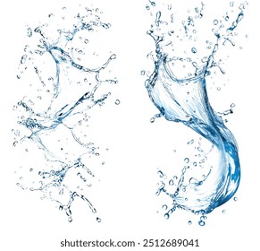 The PNG image shows a splash of water splattering on a white background.