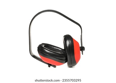 PNG, Noise canceling headphones, isolated on white background