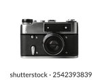 PNG, Retro camera isolated on white background