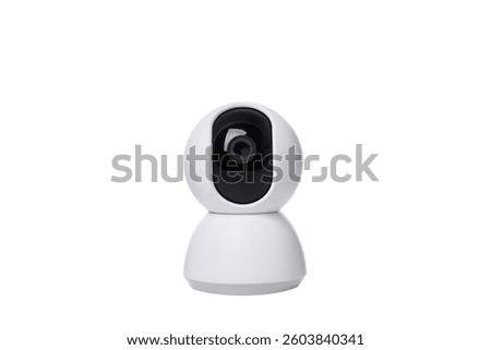 PNG,A video surveillance camera, isolated on white background