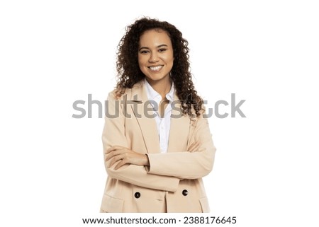 PNG,Attractive businesswoman in a suit, isolated on white background