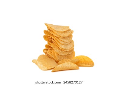 PNG,Potato chips, isolated on white background - Powered by Shutterstock