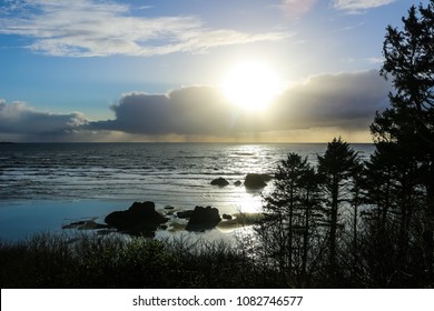 Pnw Coastline Sunset