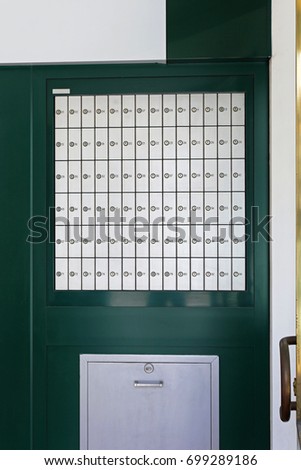 Po Boxes Postal Office Stock Photo Edit Now 699289186 Shutterstock
