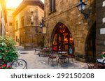 Poble Espanyol - traditional architectures in Barcelona, Spain