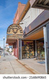 Pocatello, Idaho: November 3, 2021:  A Gun Store In The Town Of Pocatello, Idaho.  The Right To Own Firearms Is Protected By The Second Amendment To The United States Constitution.  