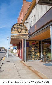 Pocatello, Idaho: November 3, 2021: A Gun Store In The Town Of Pocatello, Idaho. The Right To Own Firearms Is Protected By The Second Amendment To The United States Constitution.