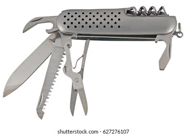 Pocket Knife isolated on white background
