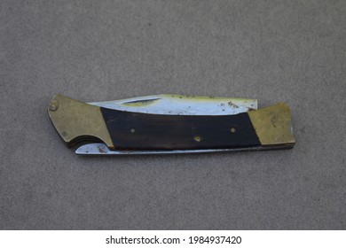 Pocket Knife On A Table