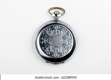 pocket watch. pocket watch with cover closed