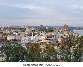 Podil District In Kyiv View From Above 