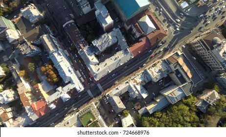Podol, Kiev, Ukraine, aerial view
