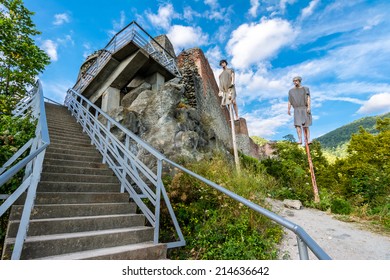 Poenari Fortress Once Owned By Vlad The Impaler (the Legendary Dracula).