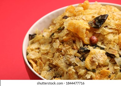 Poha Chivda Or Chivada Is An Indian Popular Snack.