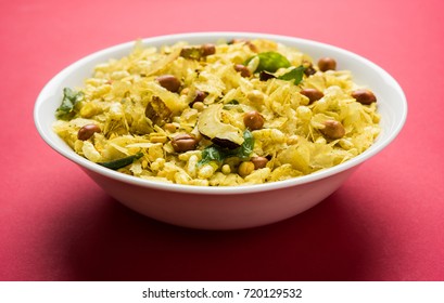 Poha Chivda Or Chivada, Selective Focus