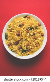 Poha Chivda Or Chivada, Selective Focus