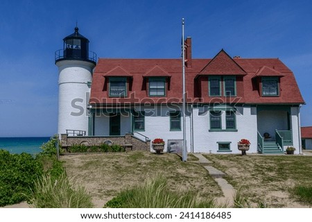 Point Betsie Lighthouse north of Frankfort Michigan