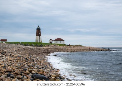 Point Judith Light House In Narragansett, RI