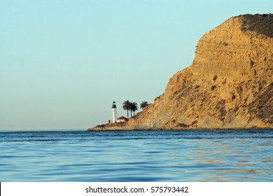 Point Loma Lighthouse At Entrance To San Diego Bay California At Sunrise