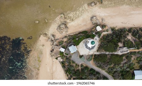 Point Lonsdale Lighthouse from above